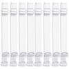 4 Pair Clear Bra Straps Invisible Transparent Adjustable Non-Slip Bra