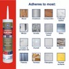 GE Advanced Silicone Kitchen & Bath Sealant White, 2.8 oz,