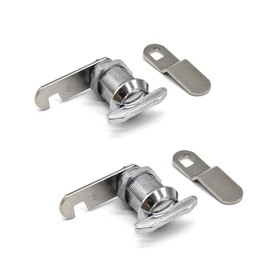 2Pcs Thumb Operated Cam Lock 7/8" Non-Locking Compartment Lock for RV, Camper, Vehicles, Storage
