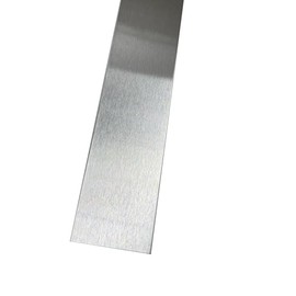 Grade 304 Stainless Steel #4 Brushed Sheet Metal Gap Filler Finishing Strip Trim, 20ga (36 inch Long, 2 inch Wide)