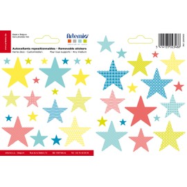Artemio Stars Removable Transparent Stickers