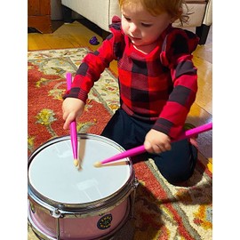 Pocket Stix 11" Drumsticks for Kids Passion Pink