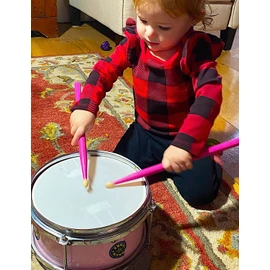 Pocket Stix 11" Drumsticks for Kids Passion Pink