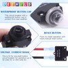 Glarks 30Pcs 5A 10A 15A 20A 30A Circuit Breakers Thermal