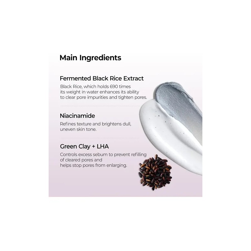 Dr.melaxin Peel Shot Black Rice Mochi Whip Cleanser