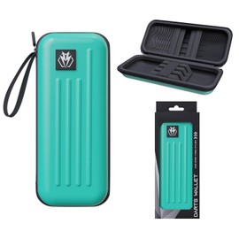 Lavishio Steel or Soft Tip Dart Case - Holds 3 Darts and Other Accessories - Built in Storage Tube and Case for Darts, Tips, Shafts etc, Blue, Dart case