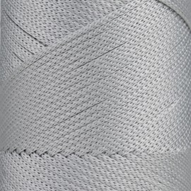 Sensy Premium 2mm 251 Yards Polyester Rope 100% Polypropylene Cord Macrame Cord 2mm Crochet Bag Cord Macrame Rope Crochet Thread Gift for Knitter (Silver)