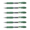 Pilot 6 x G2 05 Fine Point Green Gel Ballpoint