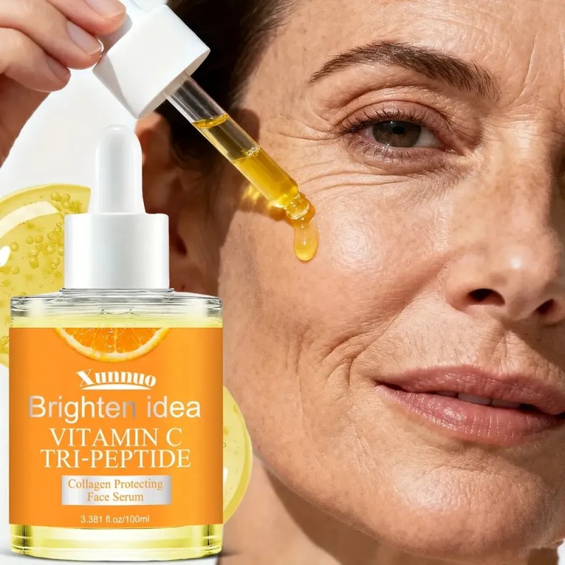 Sérum Facial Hidratante Con Colágeno Y Vitamina C /.