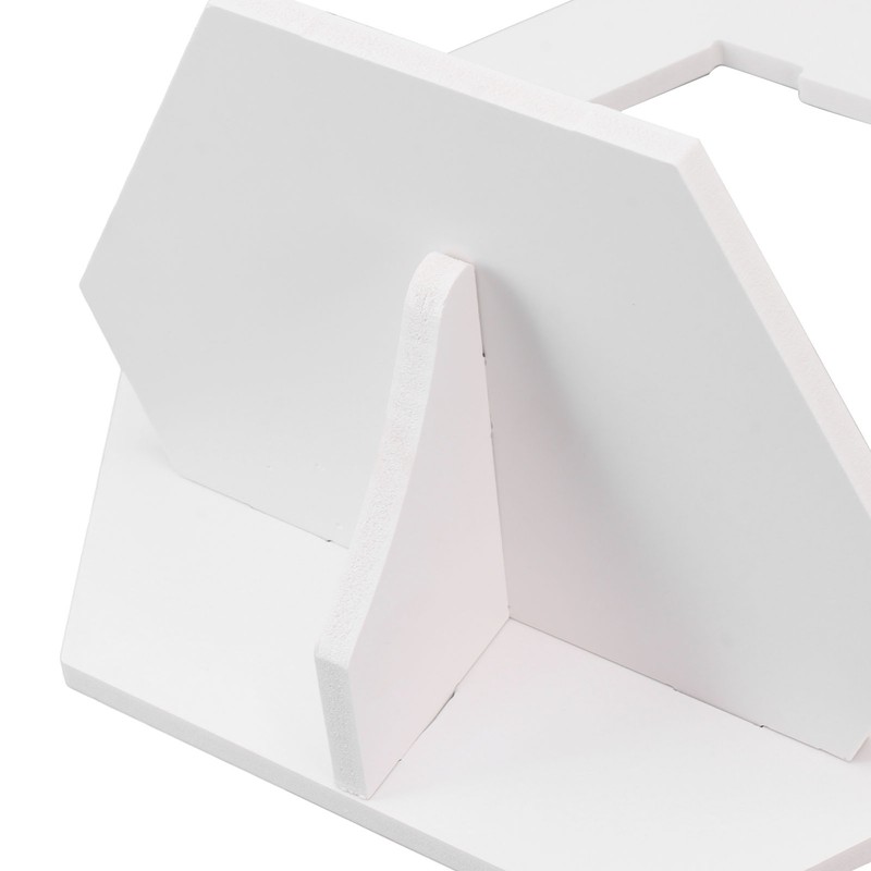 3Pcs Hex Floating Shelf PVC Modern Simple Fine Appearance Floating