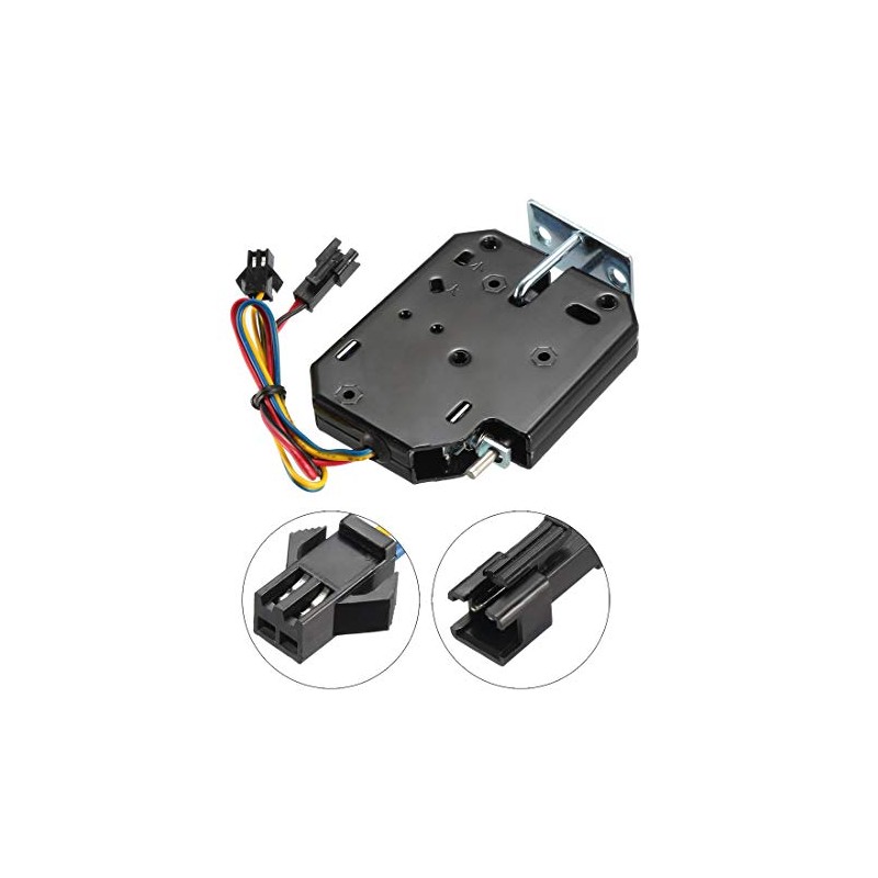 uxcell DC 6V 1.5A Electromagnetic Solenoid Lock Electirc Magnetic Lock