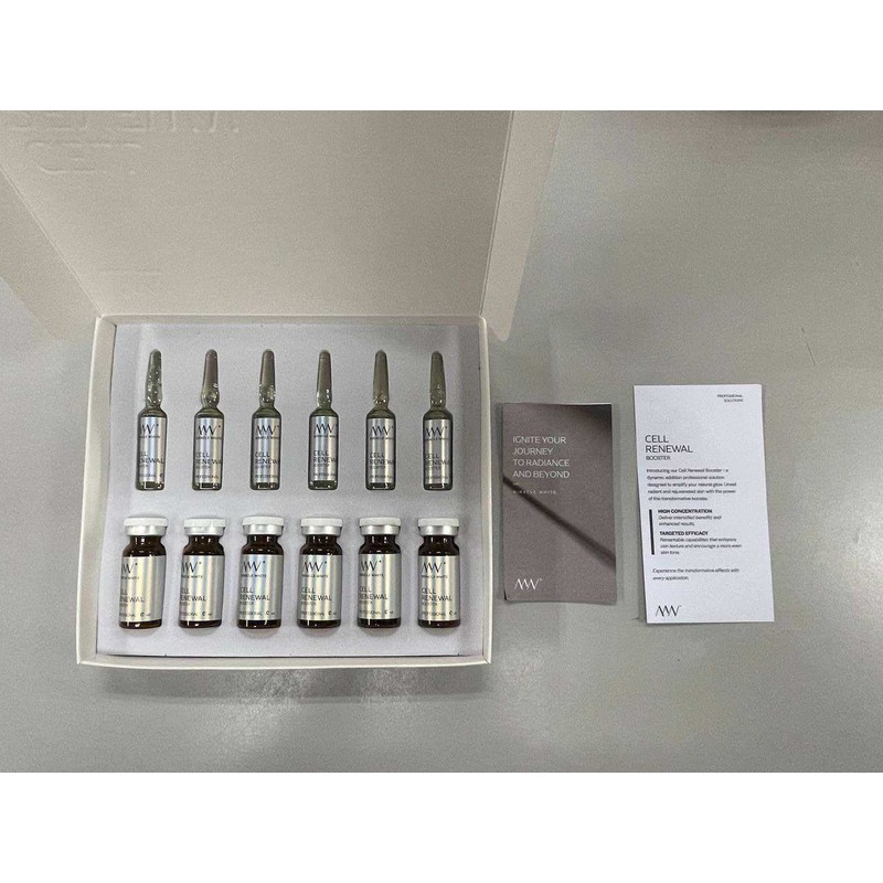 Miracle White Booster 6set Cell Renewal Professional Solutions Serum &