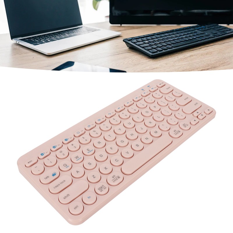 78 Key Wireless Keyboard Bluetooth 5.0 Programmable Ergonomics Laptop Keyboard
