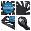 4PACK DC 60mm USB Fan 5V 6015 Brushless Cooling Fan
