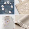40Pcs Daisy Patches, 4 Sizes Daisy Flower Patches Iron on