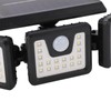 Outdoor Motion Sensor Light Solar Powered 3 Adjustable Heads IP65