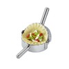 Stainless Steel Ravioli Mold Pierogi Dumpling Maker Pastry Press (L-Dia 4.75inch)