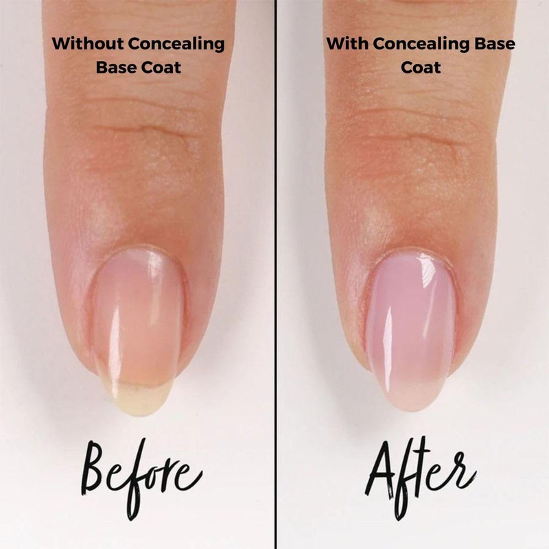 Maniology Concealing Base Coat, Conceal and Correct Staining Nails, Nail
