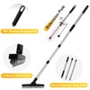 ITTAHO 2 Pack Grout Brush with Long Handle, Swivel Cleaning