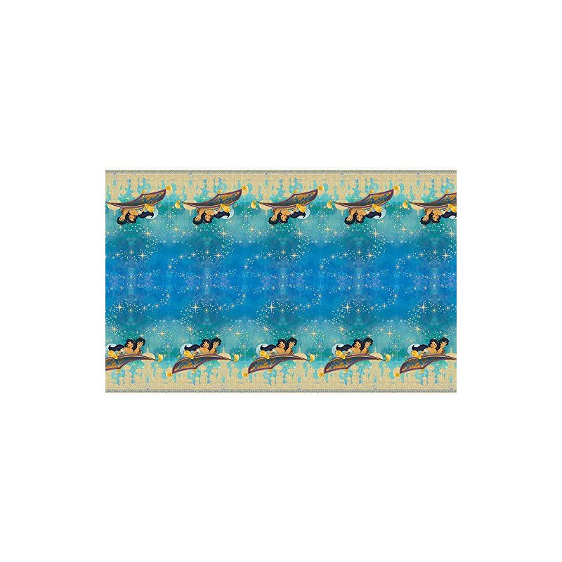 Unique Aladdin Plastic Tablecloth, 84" X 54"