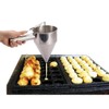 Stainless Steel Funnel Octopus Balls Funnel Tool, Waffle Batter Dispenser
