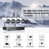 Hiseeu 16CH HD NVR 3MP WIFI CCTV Security Camera System