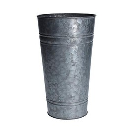 Gisela Graham Galvanised Metal Flower Bucket, Small