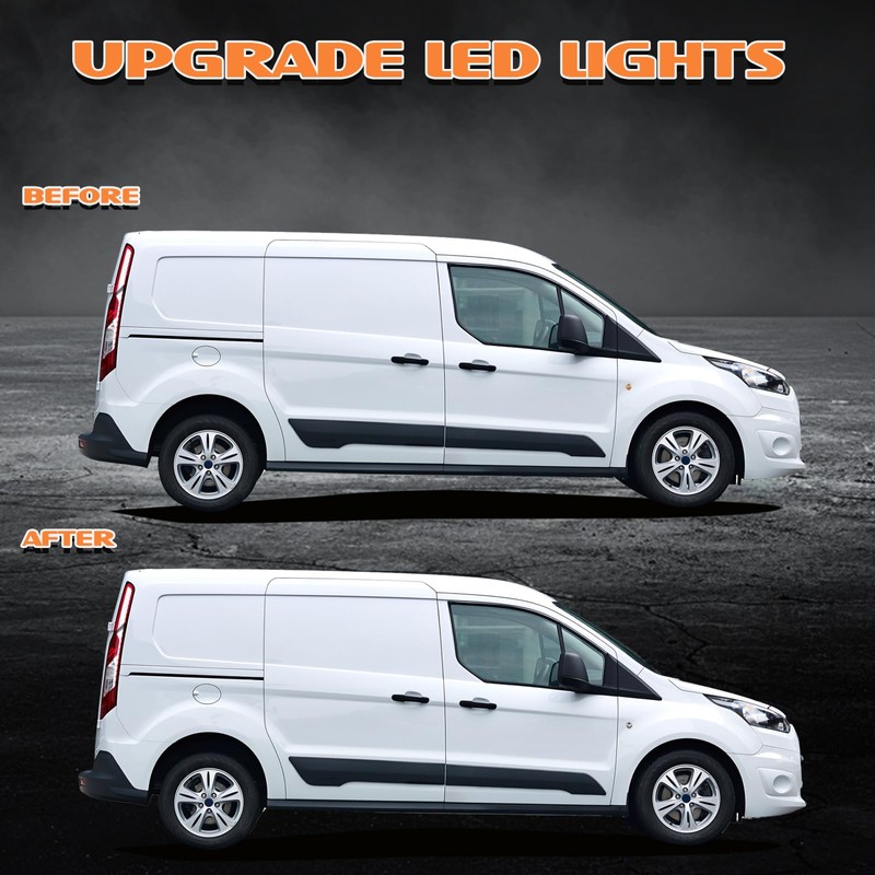 AreLokpri Side Marker Repeater Lights Compatible with 2010-2021 Ford Transit