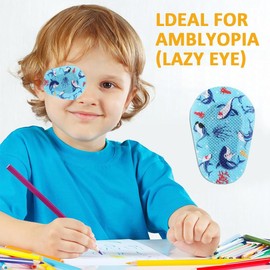 JEYORZY 12 Stück Augenpflaster Kinder, Amblyopie Augenklappen Kinder, Bunte Cartoon Wiederverwendbare Augenklappen, für Brillen Behandeln Faule Auge Amblyopie Strabismus, Eye Strabismus Augenpflaster