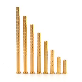 AMEYXGS 38-350 Grain Archery Arrow Copper Insert Screw Arrow Inserts Arrowheads Connector for Diameter .244"/6.2mm Arrow Shaft 6 Pack