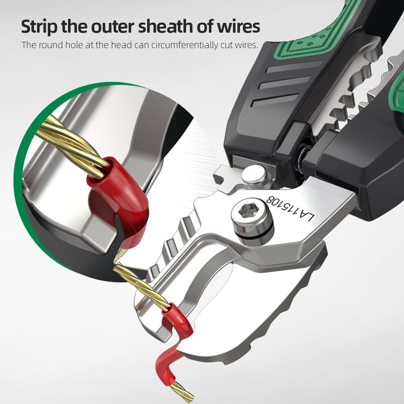 LAOA Stainless Steel Cable Cutter - 8in Professional Multi-Function Wire