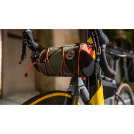 ULAC NEO PORTER COURSIER GT - Bolsa para manubrio de bicicleta, impermeable, para bicicleta de carretera, bicicleta de montaña, ciclismo de viaje (musgo, 3.8L)