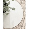 Kate and Laurel Gribben Modern Round Marble Side Table, 14