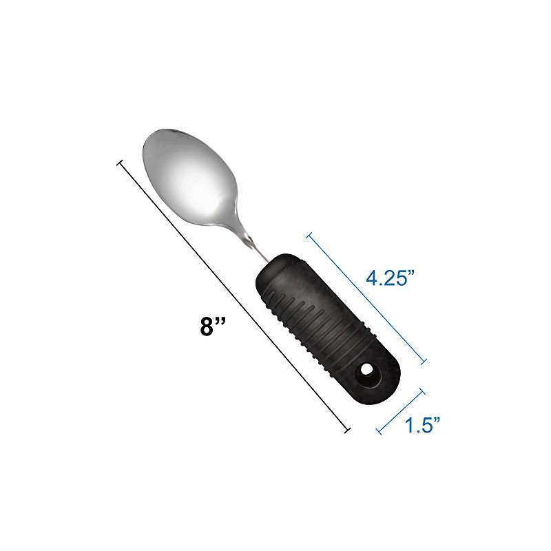 Rehabilitation Advantage Easy Grip Tablespoon with Weighted Built-up Handle