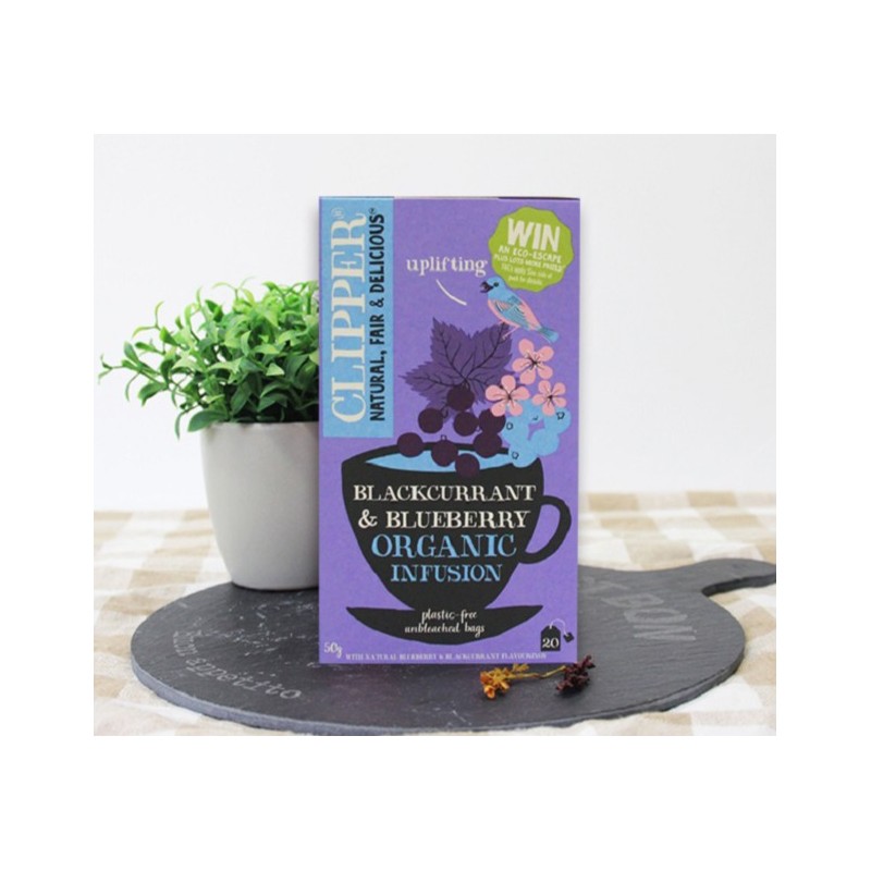 클리퍼 유기농 블랙커런트 앤 블루베리 허브티 Clipper Organic Blackcurrant and
