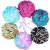 6 Pack 75g/Pc Large Loofahs Shower Sponge, Mesh Pouf Bath