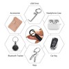 SHININGEYES ID Card Badge Holder Key Chain Plastic Spring Rope