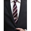 Tabarat Tps-055 Men's Tie Clip, Made in Japan, Brass, Geometric,