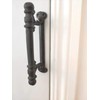 Pristine 7 Inch Cast Iron Barn Door Handle (Black)