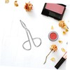 Baluue 2pcs Sturdy Stainless Steel Eyebrow Tweezers Scissor Handle Precision