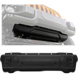 unbranded Front Bumper Skid Plate Cover For 2018-2025 Jeep Wrangler JL Gladiator JT Steel