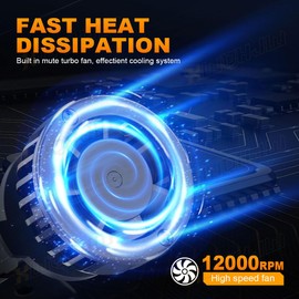 XWQHJW XWQHJW Compatible for 2001 2002 2003 2004 2005 2006 GMC Yukon XL Denali High Beam and Low Beam Combo Fog Lights, 6000K Bright White, Plug n Play, Powersports Bulbs, 6-Pack