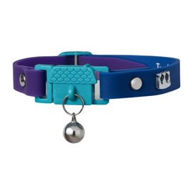 Kittyrama Cat Collar with Bell. As Seen in VOGUE. Breakaway, Quick Release, Hypoallergenic, Vet Approved. Lightweight Kitten Collar. Soft & Comfy. Monte Carlo