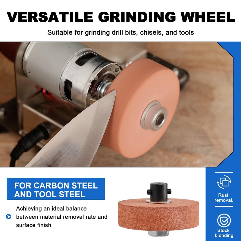SI FANG Electric Mini Belt-Sander Knife Sharpener, 7 Speeds Portable