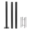 16Ft Tall Street Light Pole, Outdoor Metal Split Heavy Duty