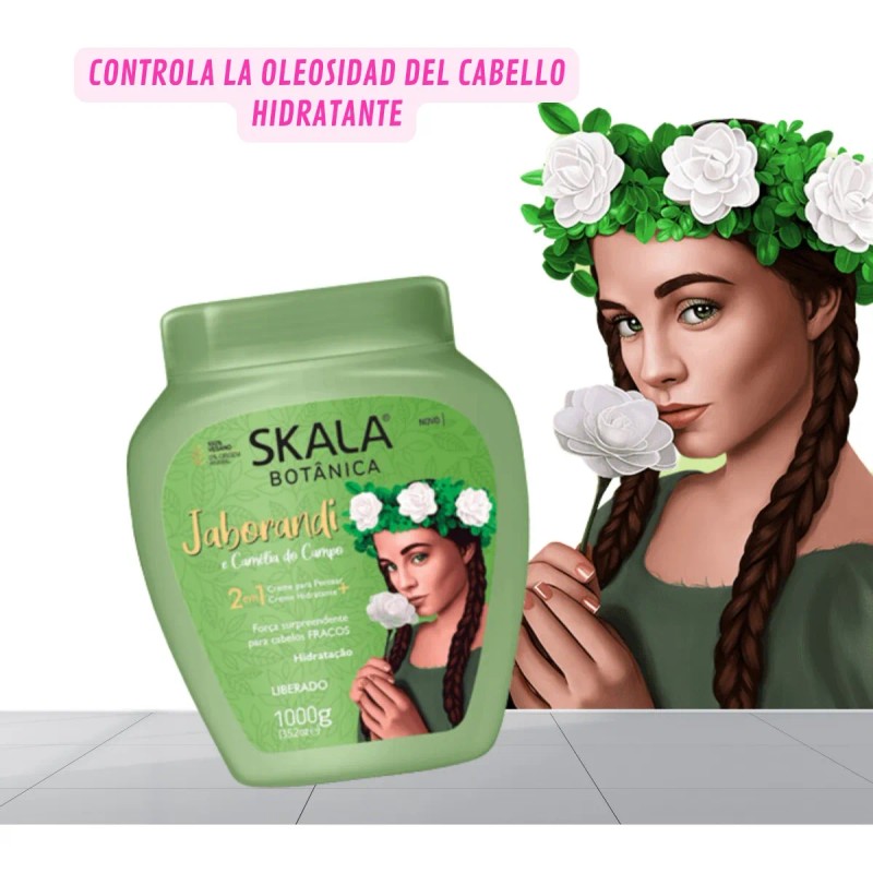 Kit Shampoo+acond Y Mascarilla Skala Jaborandi Cabello Graso