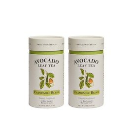 Avocado Leaf Tea – Chamomile Tea Multi Pack – Decaffeinated Herbal Tea – Cold Brew or Hot Tea - 100% All Natural Healthy Tea and Immune Boosting Calming and Soothing Tea - 30 Tea Bags, 60 Servings, .33 cents a cup