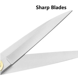 Tailor Dressmaking Scissors Heavy Duty 12 Inch Pinking Shears for Fabric Cutting Sewing Machine Accessories