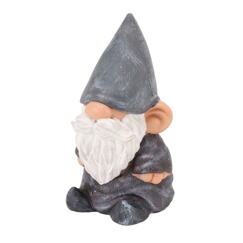Garden Gnome Resin Structure Stable Bottom Retro Style Gnome Figurine