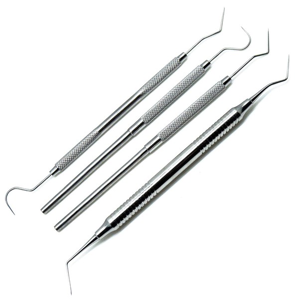 4 Pcs Superior Dental Explorers Set 23, 9, 23/17A, Dg16